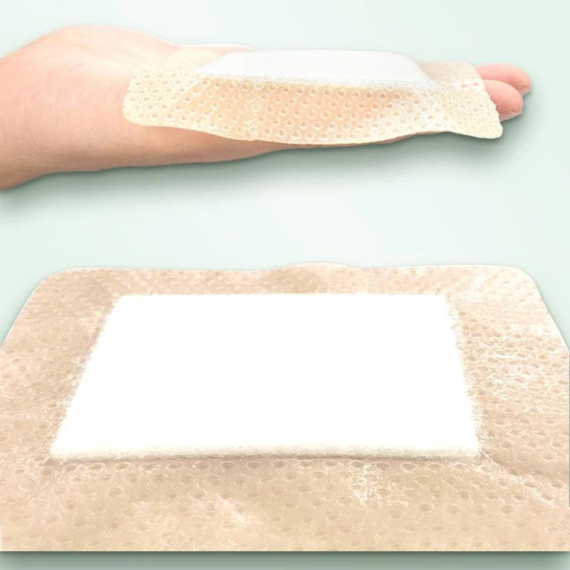 Soft Polysiloxane Gel Polyurethane Foam Dressing Postoperative Wound Patch Cesarean Section Patch Pressure Sore High Absorption