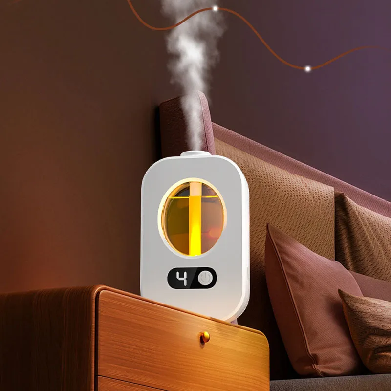 Humidificador USB Automático con Opción de 40 ml, Difusor de Aromaterapia de Jazmín Hilton para Dormitorio, Atomizador de Escritorio, Instrumento Hidratante