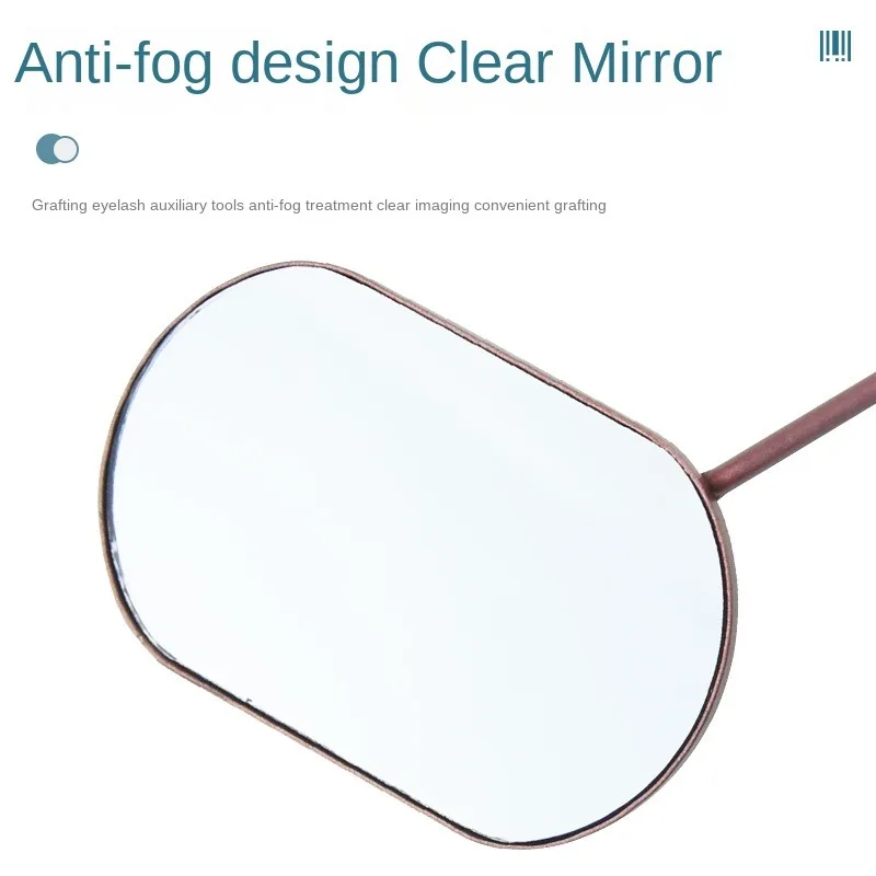1pcs Oval Stainless Steel Multifunction Checking Eyelash Mirror Portable Multi Colors Lash Eyebrow Extension Beauty Makeup Tools