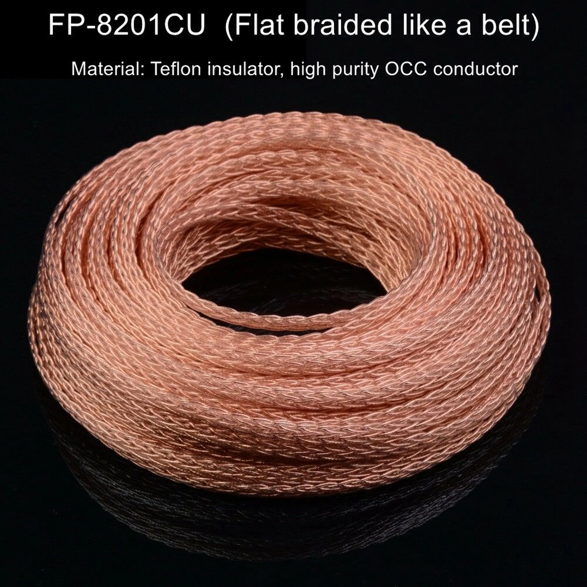 Kopfhörer-Upgrade DIY geflochtenes Kabel PTFE OCC Silberdraht 6N Drahtleitung Headset Kopfhörer Speake 8 Kerne 7 Stränge x 0,1 mm – Detail 9