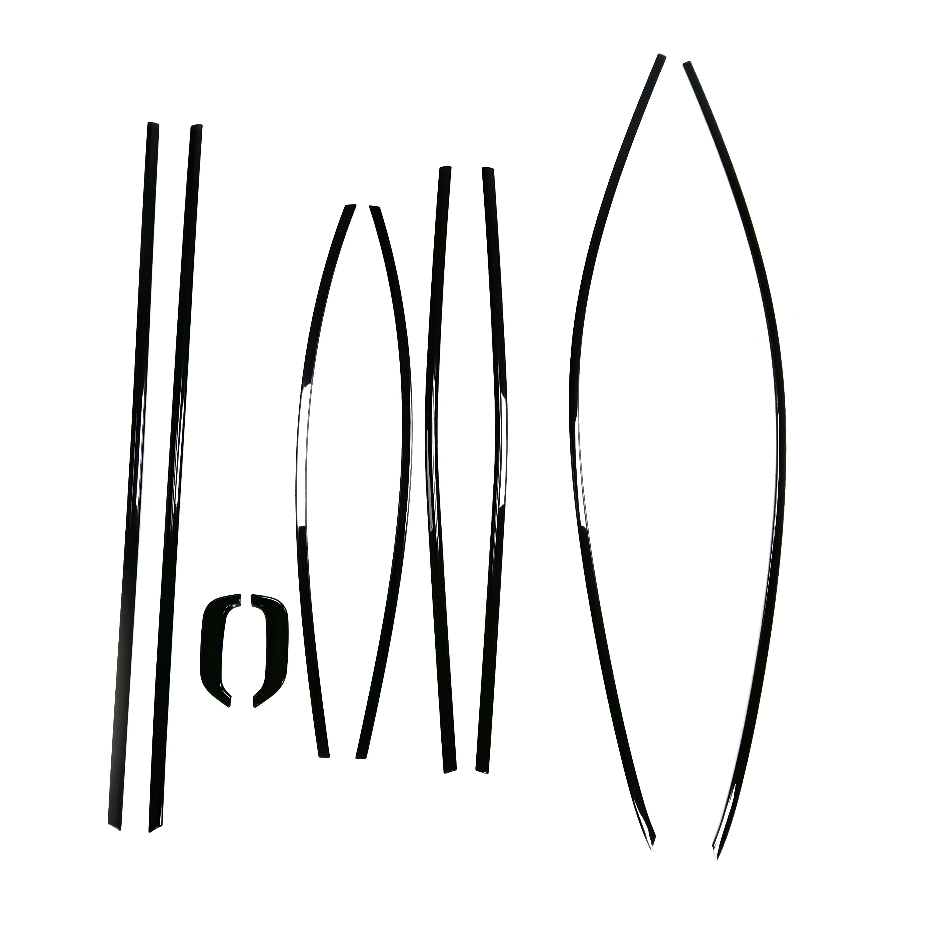 

R-design Car Parts Other Spare Parts Gloss Black Window Trim Strips for V60/S60 (20-)Window Glass Outer Rubber Strip Auto Parts