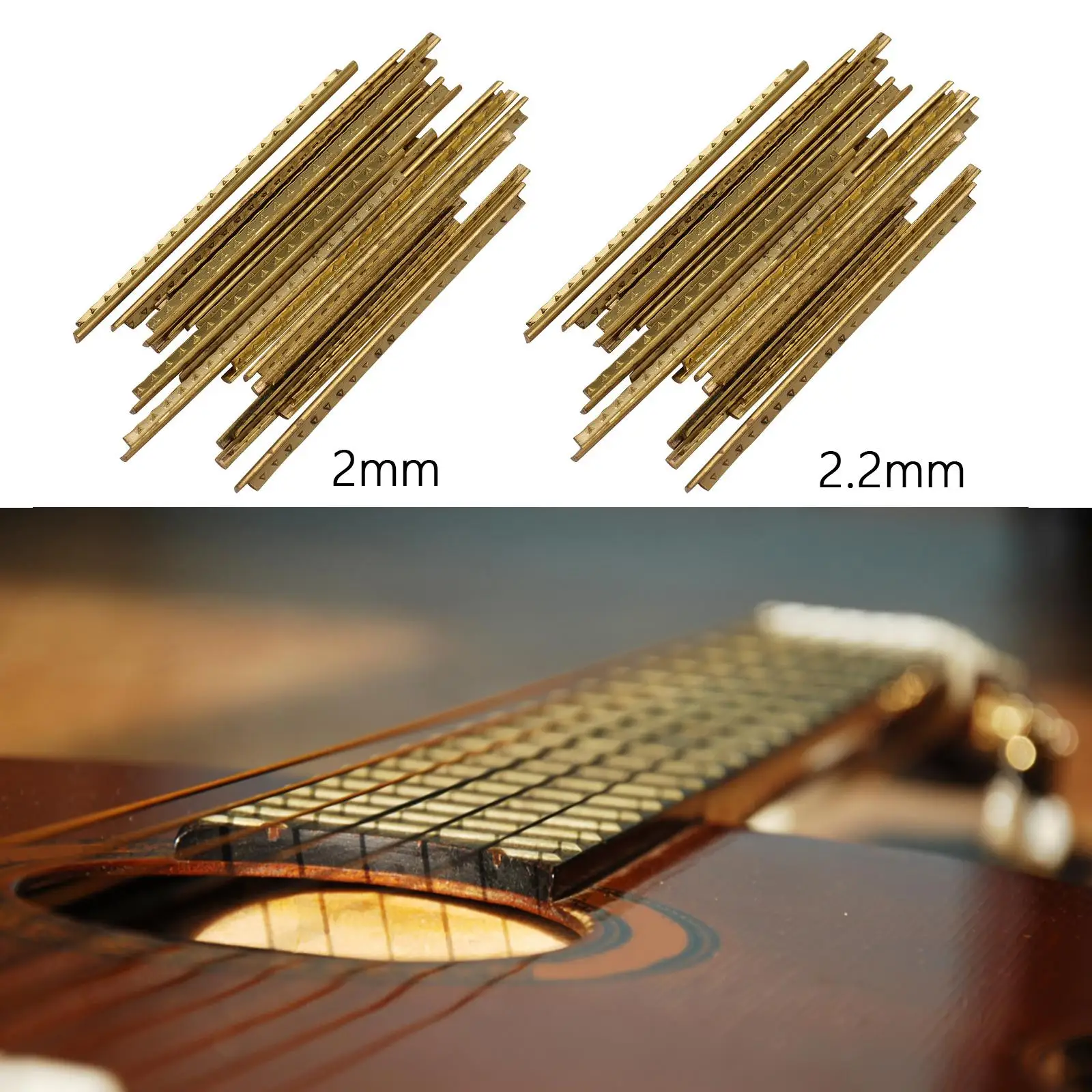 20 Frets Brass Guitar Fret Wires High Quality Electric Guitar Parts for DIY Repair and Fingerboard Protection view 5