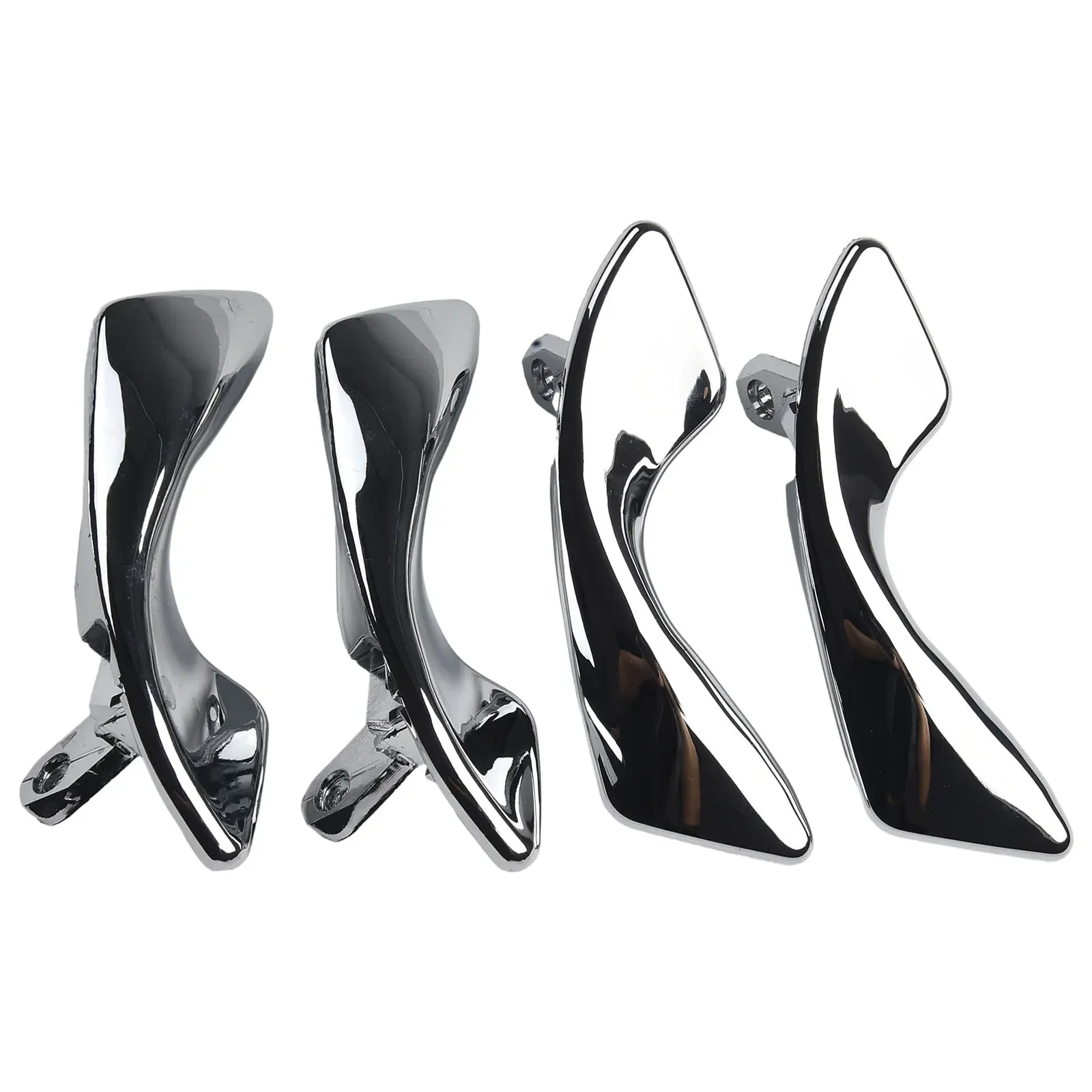 1/2/4pcs Car Inner Door Handles Chrome Interior Handles Silver Parts For JAC J3 J3S J3 Turin 2009 2010 2011 2012 2013 2014 2015