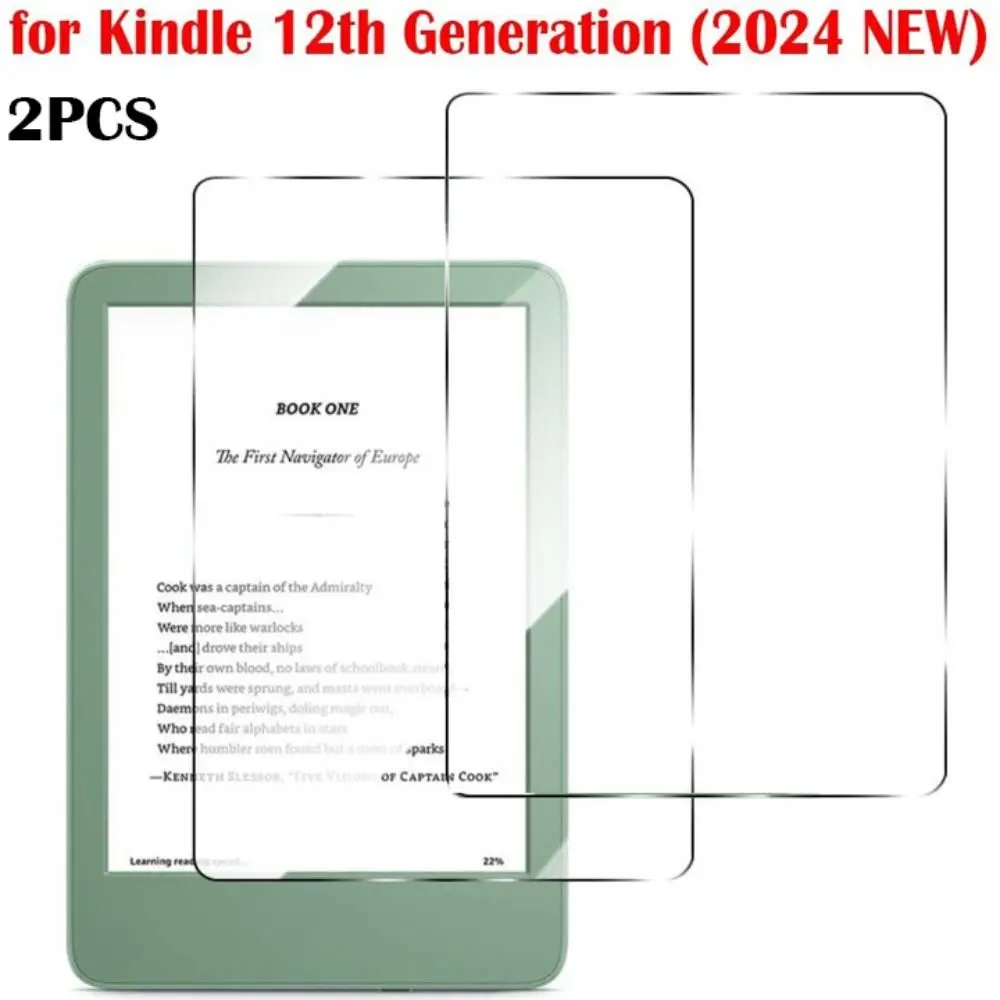 12th Generation e-Reader Screen Protector C2V2L3 6inch Tempered Glass 9H Shockproof for Kindle 2024 12th Generation