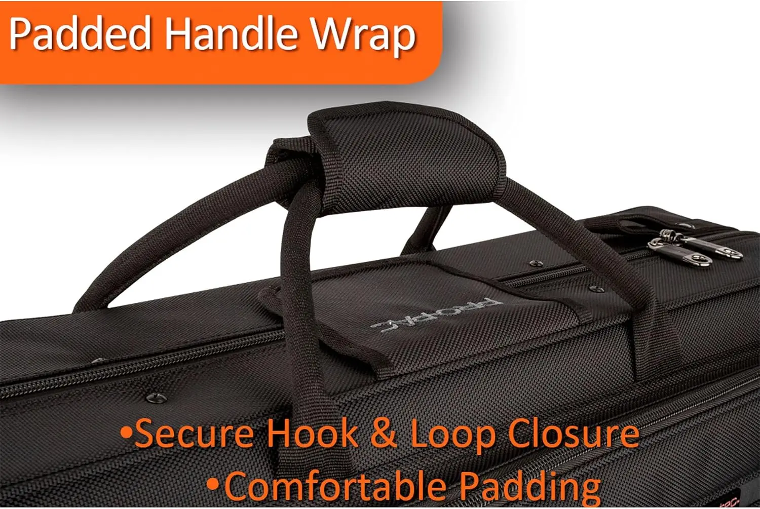 Profesjonalny futerał na saksofon sopranowy z odpornego na warunki atmosferyczne nylonu i drewnianą ramą