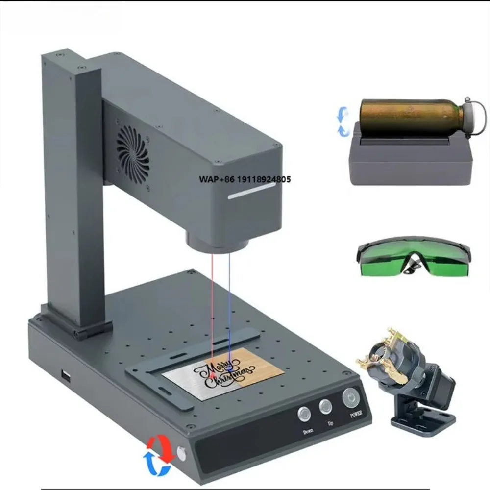 M4 Mini Desktop CNC Engraving & Marking Machine New Fiber Acrylic MDF Wood Engraving Machine
