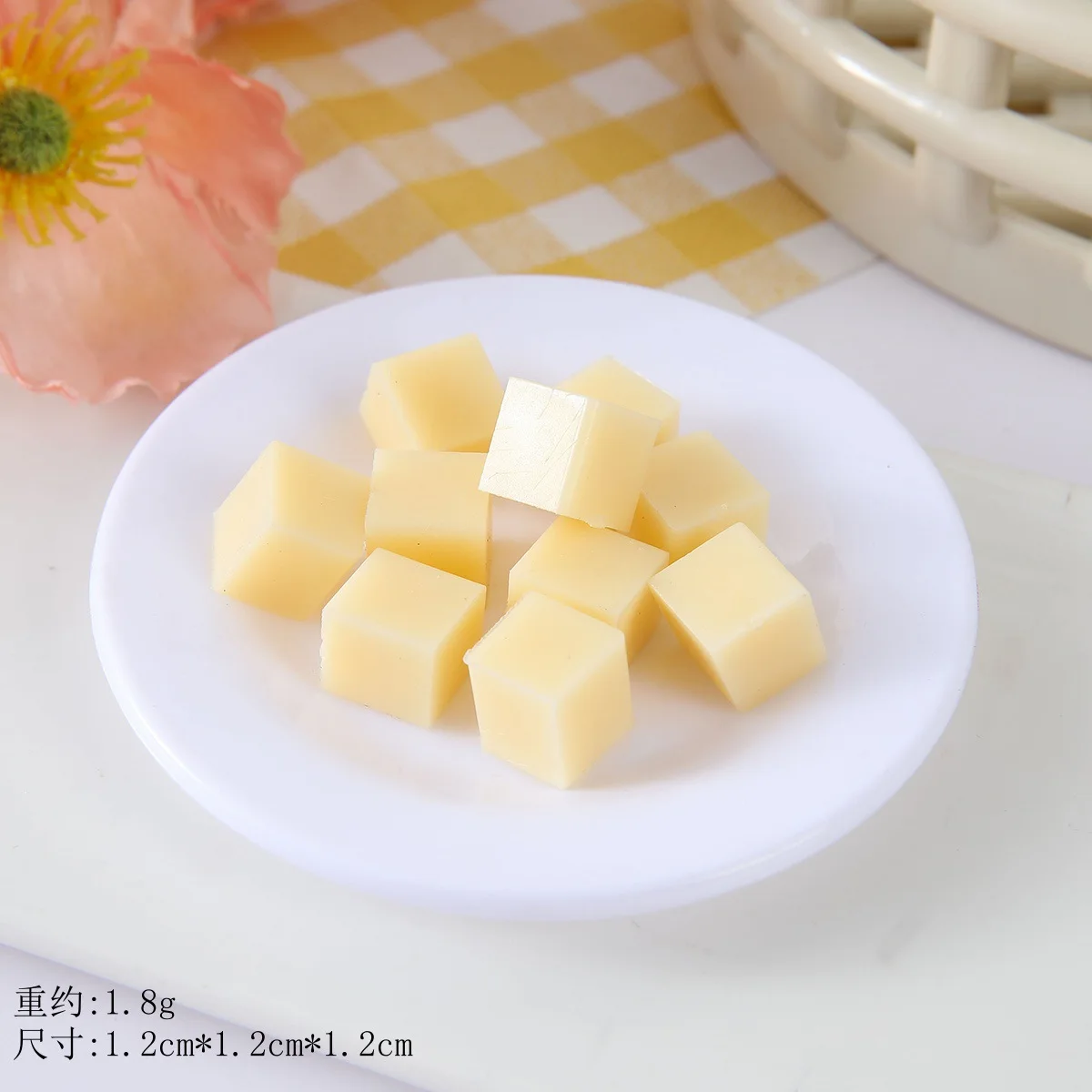 Geïmiteerde Fruitstukjes Kunstmatig Model IJs Decor Mini Kokos Appel Peer Mango Plakjes Dessert Winkel Rekwisieten 50 st/partij