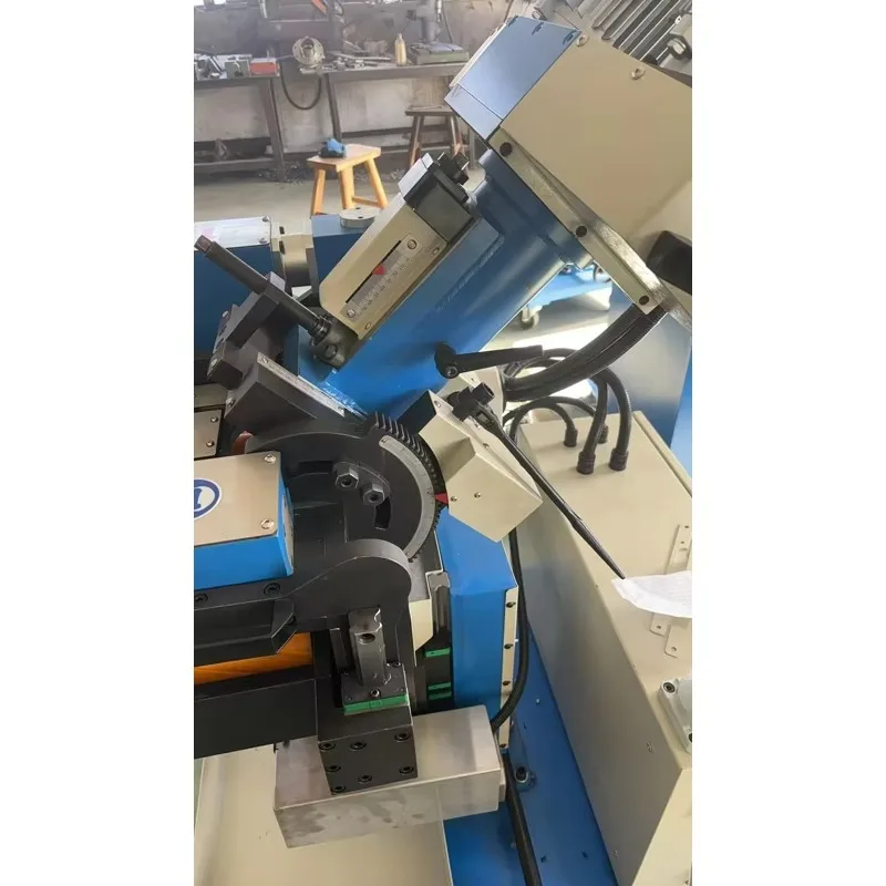 BC-100 Double Motors Automatic Plate Beveling Machine for Steel Chamfer with CNC Blades Automatic Feed Cold Processed No Spark
