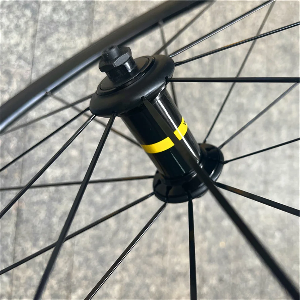 Litepro 700C Bicycle Disc V Brake Wheelset Aluminum Aolly Flat Spokes Racing 40 50mm Rim Road Bike QR TA Wheels