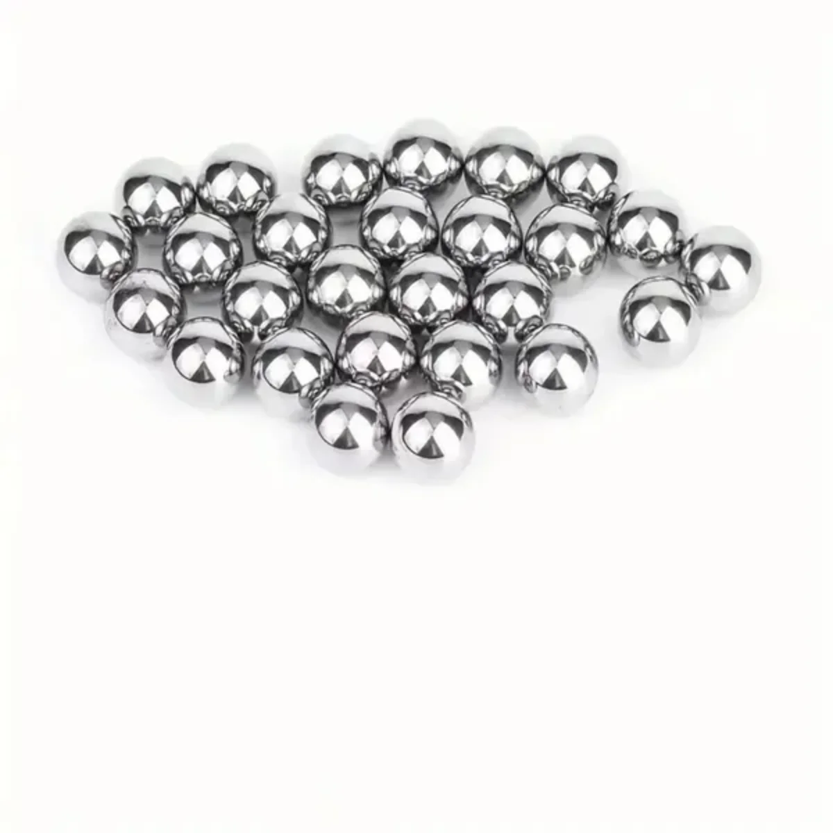 Xemussa 8mm Carbon Steel Precision Bearing Balls (100pcs) - for Conveyor Belts, Plain Bearings & Casters