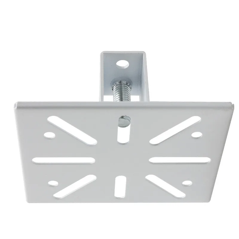 White Surveillance Security CCTV Camera Mounting Bracket Projector Stand Wall Mount Holder Universal Vertical Pole Mount Adapter