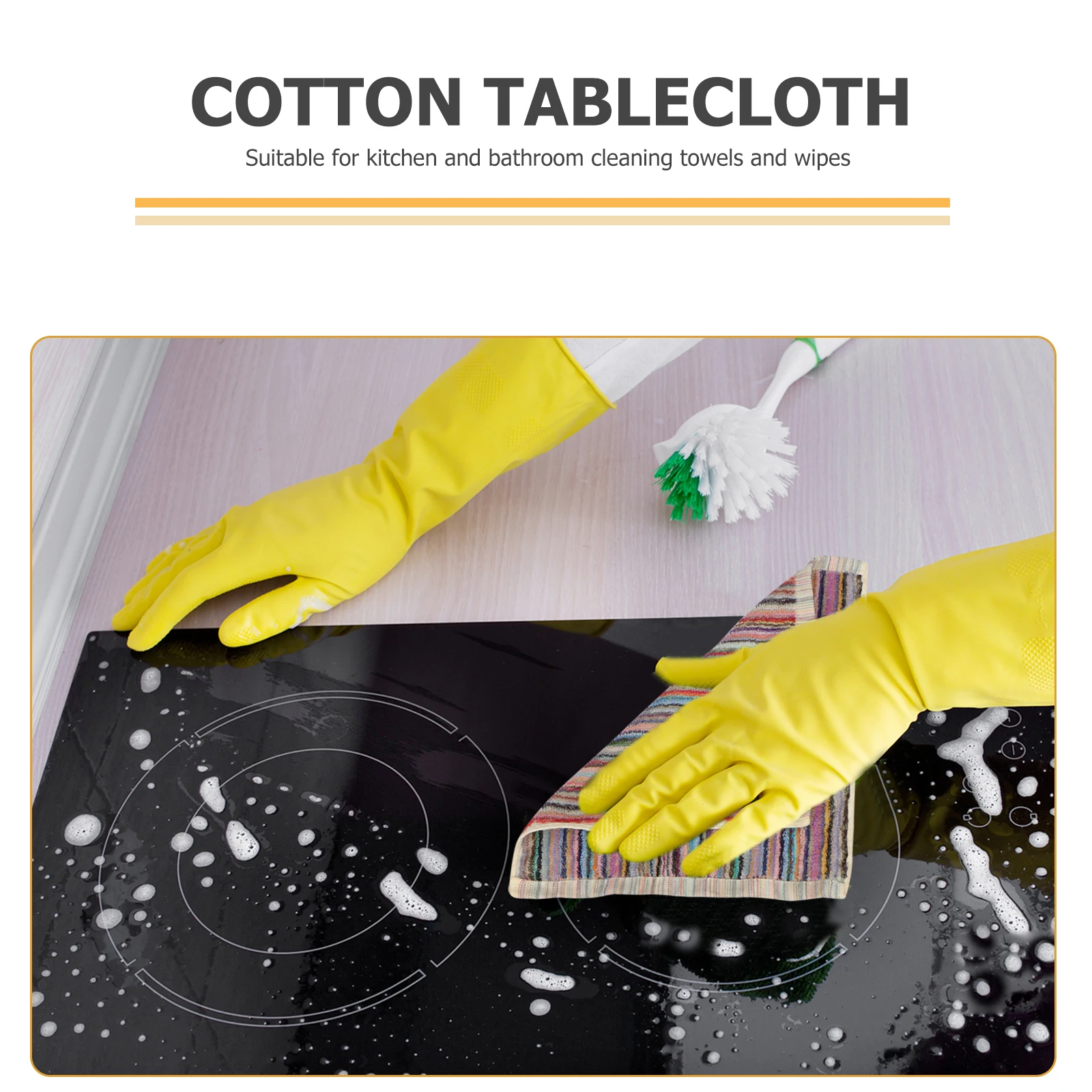 

10pcs Cotton Square Handkerchief For Kids Hand Wiping Towel Reusable Face Washcloth Kitchen Cleaning Rag Soft Breathable