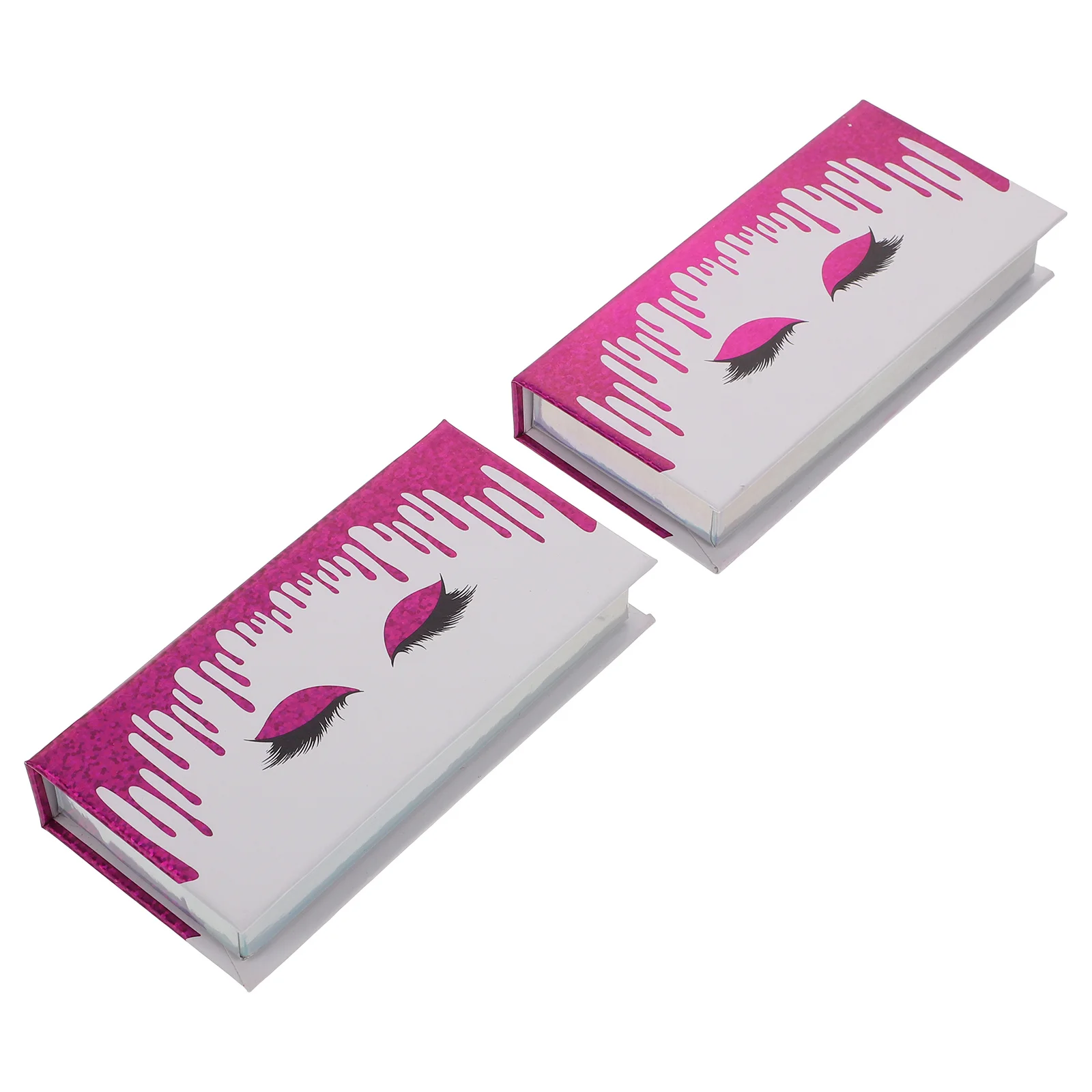 กล่องใส่ขนตาปลอม 2 ชิ้น ดีไซน์ทันสมัย แข็งแรง ทนทาน จัดระเบียบขนตาได้อย่างเป็นระเบียบ เหมาะสำหรับการเปลี่ยนขนตา