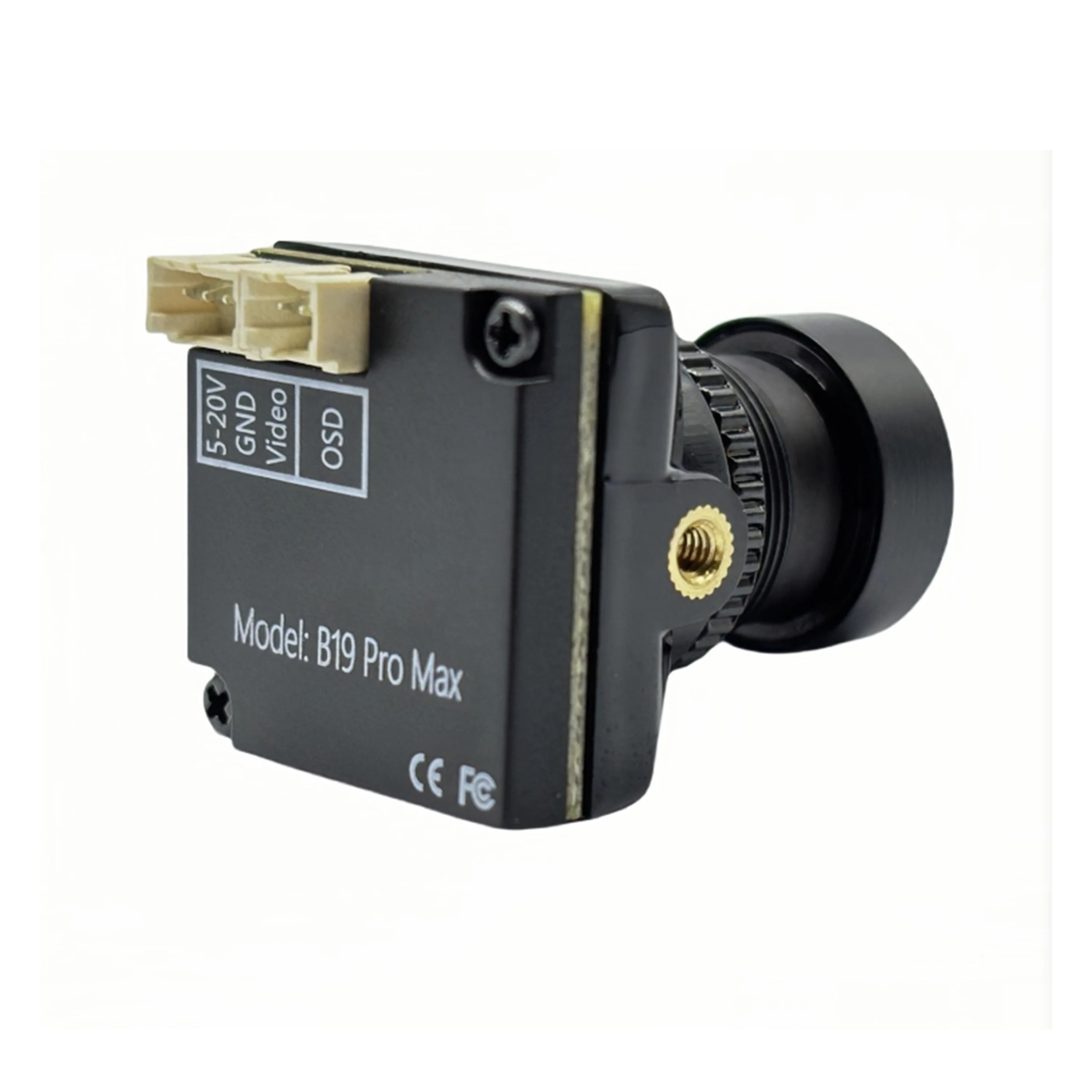 NEEBRC B19 Pro Max 1800TVL Mini Camera DC 5-30V NTSC/PAL CVBS/AHD Output FPV Night Vision for RC Quadcopter Drone Plane Part