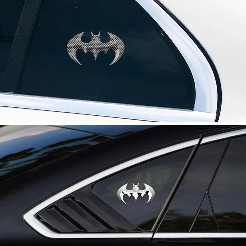 

TF.3d Metalen Koolstofvezel Universele Vleermuis Embleem Carrosserie Sticker Achterste Kofferbak Badge Auto Stying Motorfiets De