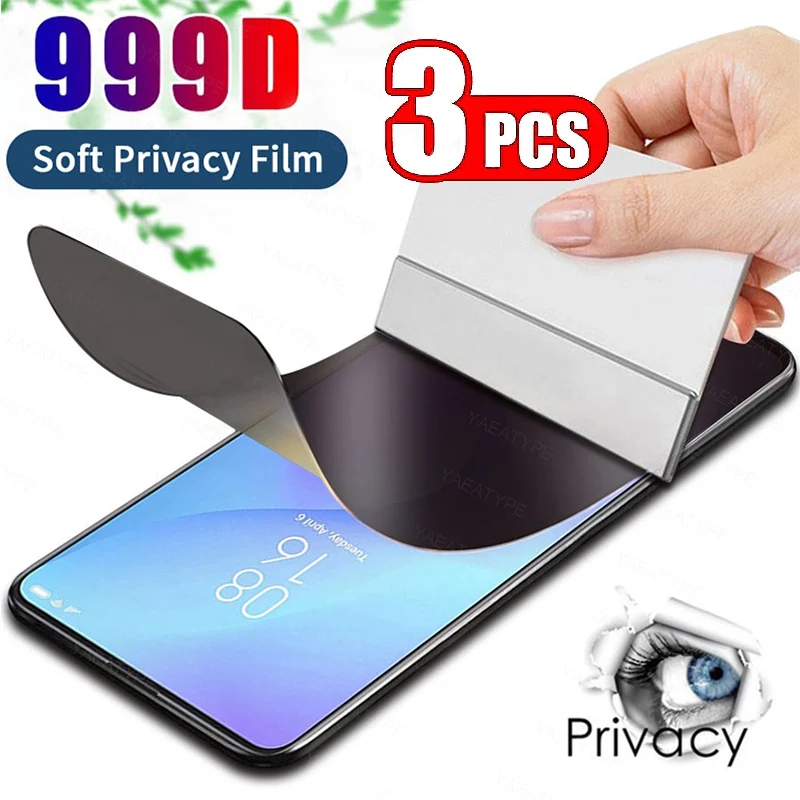 

3Pcs Anti Spy Privacy Hydrogel For Vivo X100 X100s X200 X200s X300 FE Pro Mini Ultra Europe Screen Protector Flim