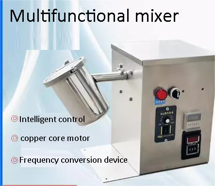 Laboratoryjny mały mikser do proszku Food Grade Chemical Food Dry Powder Mixer Rotary Drum Mixer Commercial Herbal Obat Powder Mixer