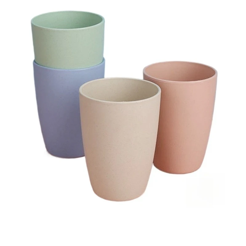 

Solid Color Plastic Mouthwash Cup Couple's Big Belly Household Drinking Cup Children's Toothbrush Wash Cup