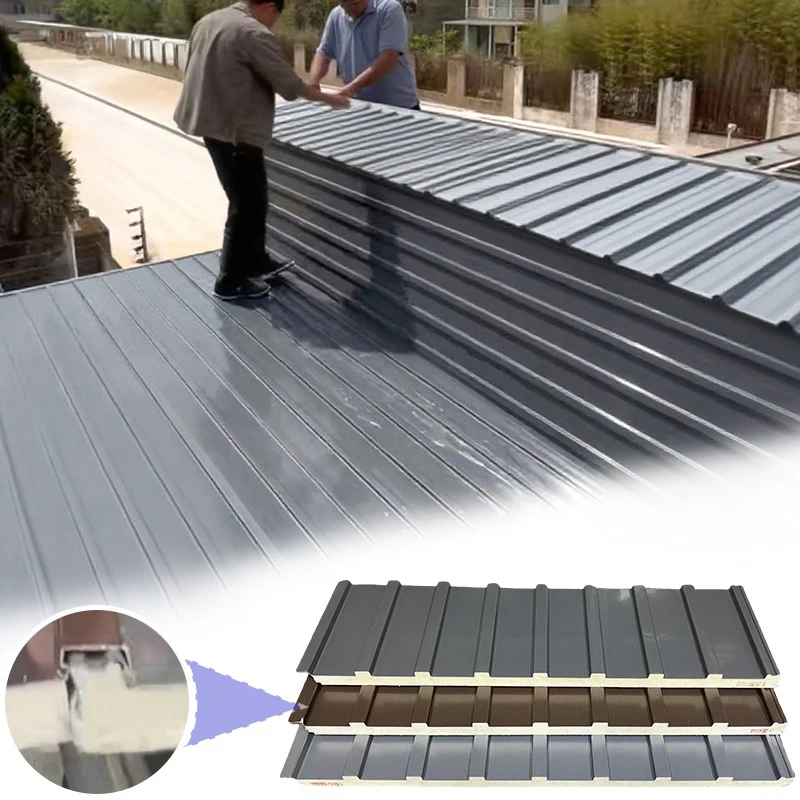 

Утолщенные звукоизоляционные двухслойные алюминиевые панели Great Wall, алюминиевая покровная плитка, металлические гофрированные изолированные панели