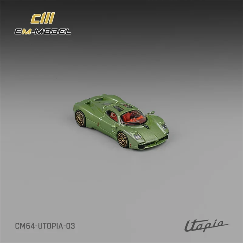 CM MODEL 1:64 Pagani Utopia (Metallic green)  Diecast Model Car