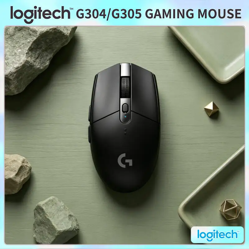 

Logitech G304 Wireless Mouse 12000 DPI HERO Sensor LIGHTSPEED 1ms 9-Month Battery Anti-Fatigue Grip Design Gamers