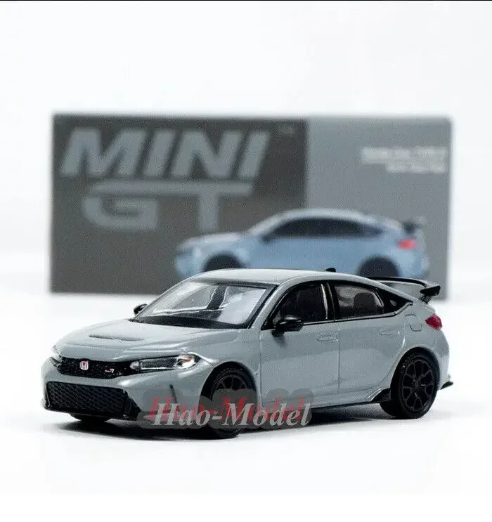 TSM MINIGT 1/64 For Honda Civic TypeR FL5 2024 Car Model Alloy Diecast Simulation Toys Birthday Gifts Hobby Display Ornaments