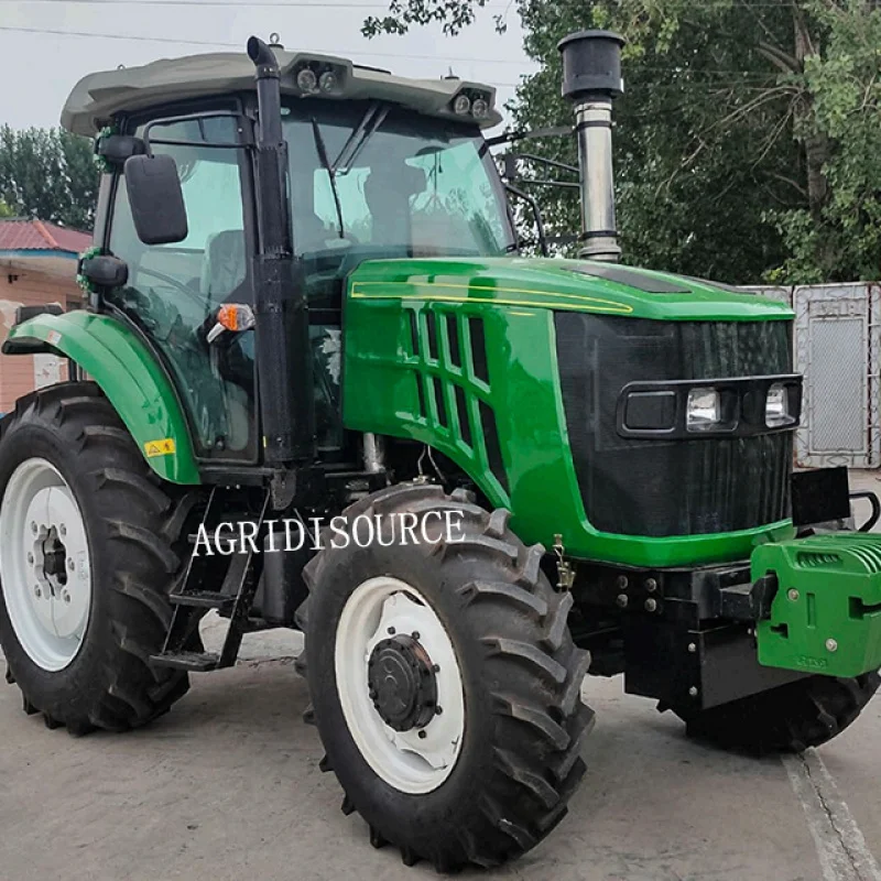 

China-Made：Big promotion 4x4 Wheel Drive CE Certified 100HP 110hp 120hp 200hp Tractor With Front Loader Plough