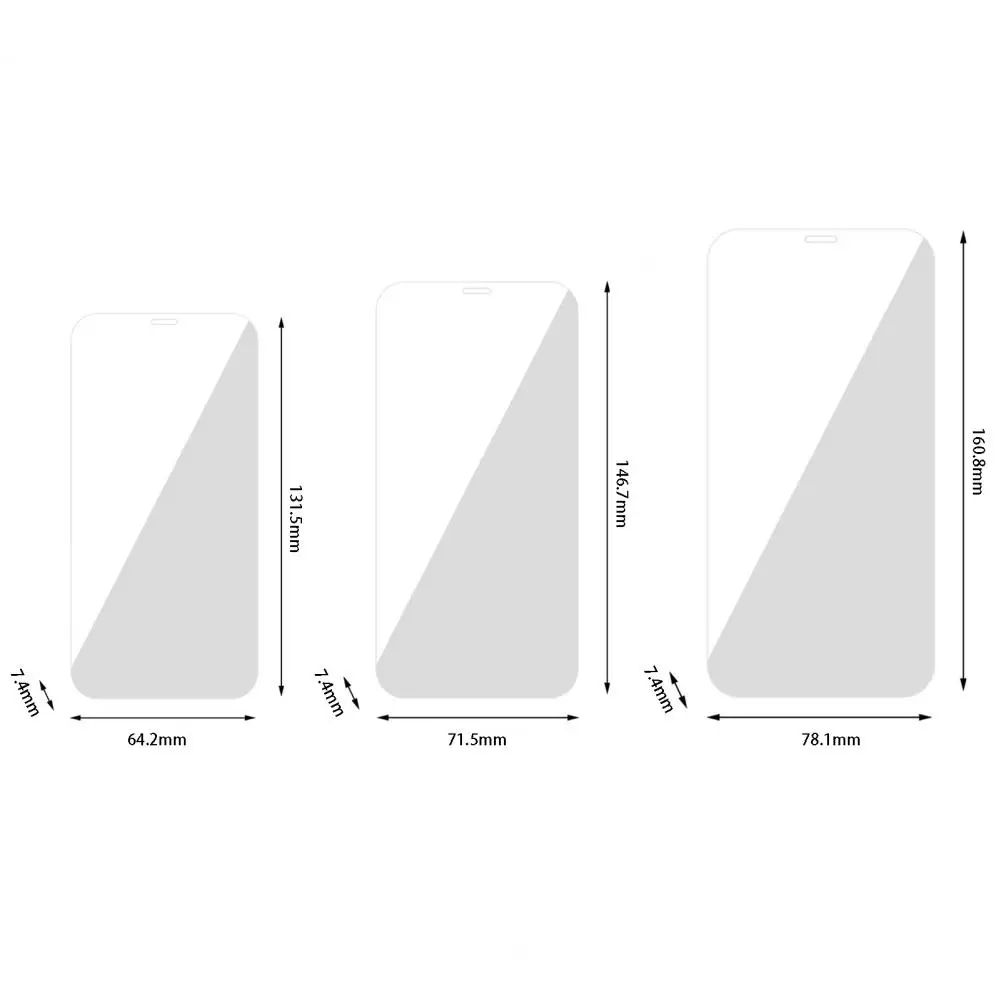 กระจกป้องกันโทรศัพท์ความแข็งสูงป้องกันไฟฟ้าสถิตหน้าจอโทรศัพท์ฟิล์มนิรภัยกระจกนิรภัยที่มีความไวชัดเจนสูง