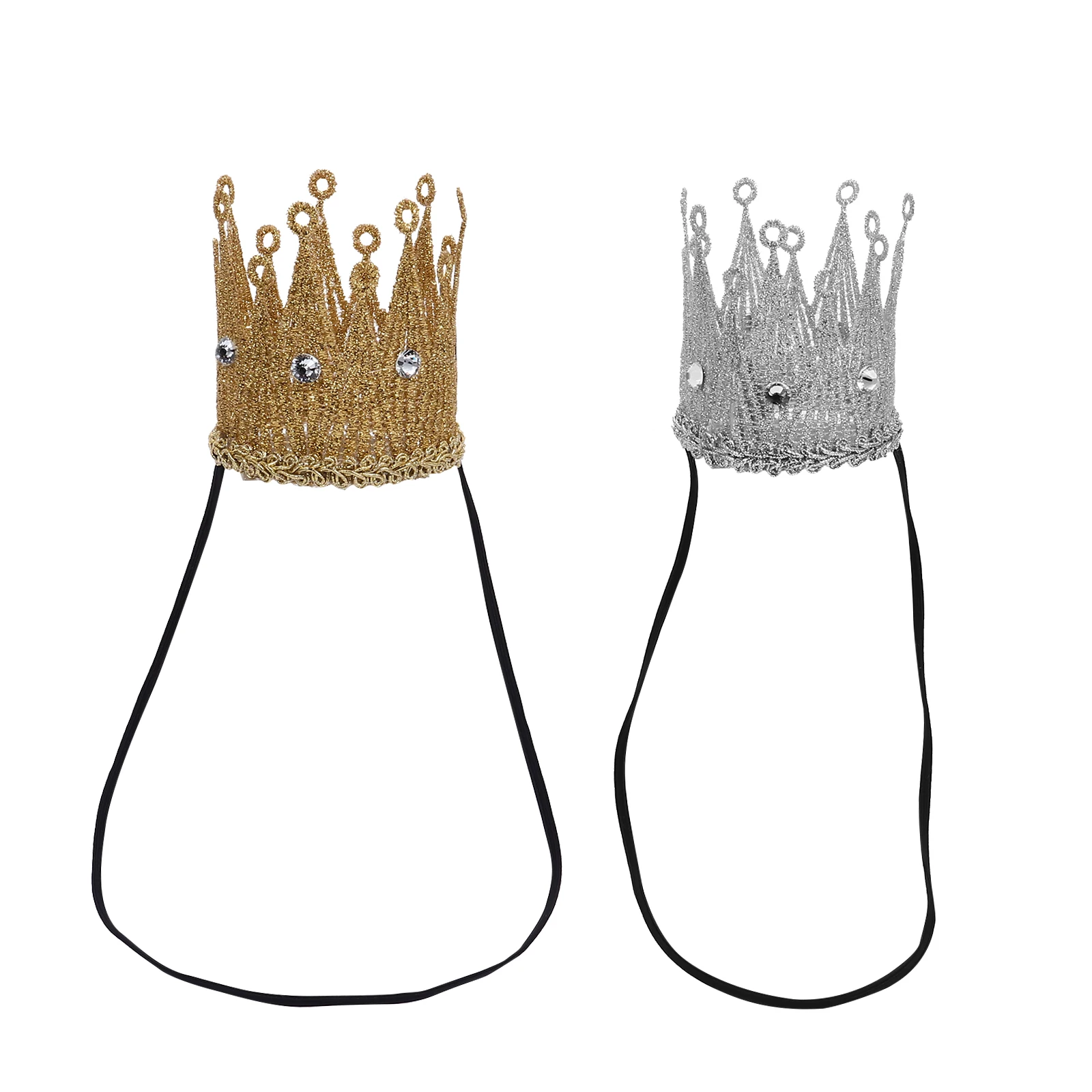 

2Pcs Children Children Headdress Hair Accessories Kids Headwear Fabric Elastic Baby Hoop Headdress Party Girl Gifts