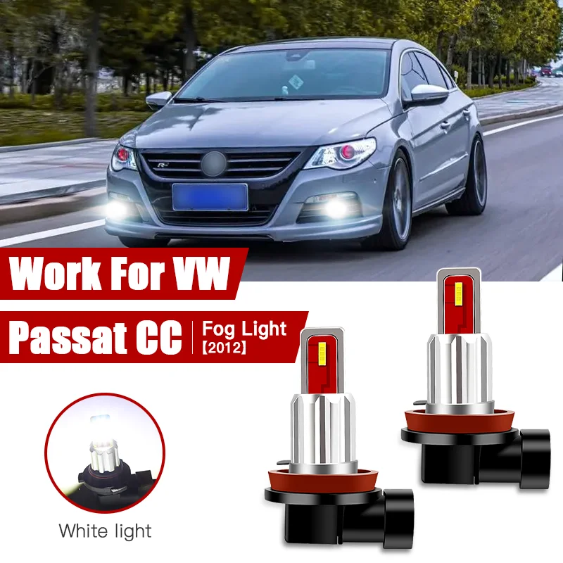 

2pcs Led Car Fog Lamp for VW Passat CC 2012 H11/H8 Front Fog Light Bulb Car Accessories Canbus 12V/35W