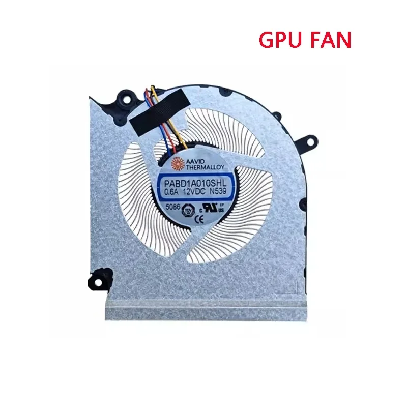 H+New Genuine Laptop Replacement CPU GPU Cooling Fan For MSI Vector 16 HX AI A2X MS-15M3 15M4 N538 N539