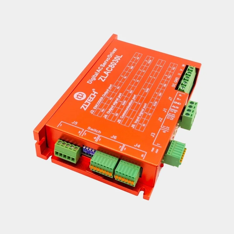 2025 ZLTECH CE RoHS 3 Phase CANbus RS485 Pulse 24V-48V DC 30A-60A 1000W Brushless Servo Motor Controller Driver for AGV