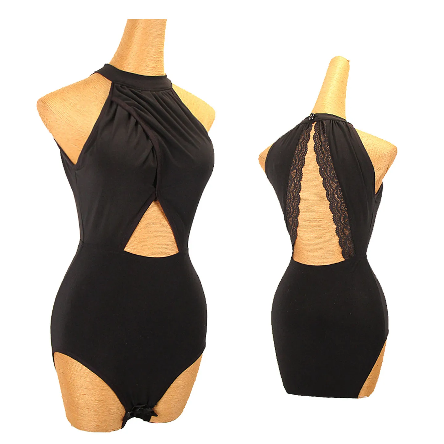 

women's Latin dance modern dance sexy slimming sleeveless jumpsuit tango chacha samba rumba professional practice clothing