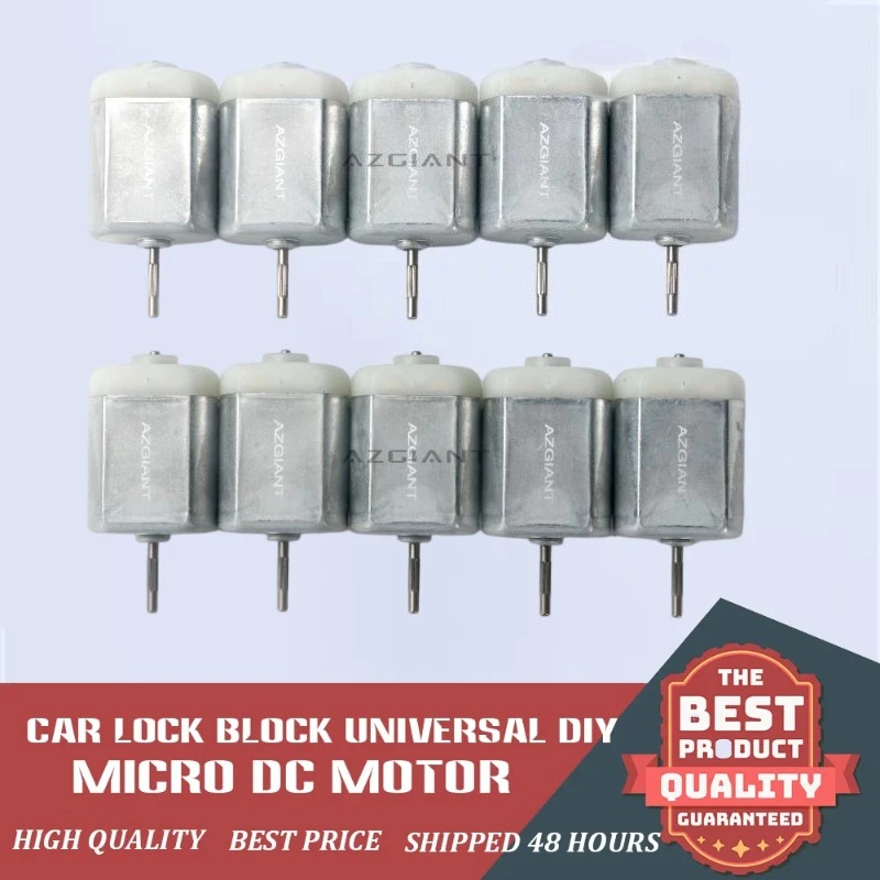 

AZGIANT 10pcs Car Door Lock 12V DC Direct Current Motor FC280 High-Speed Motors Lock Block Motor for DIY Accessories