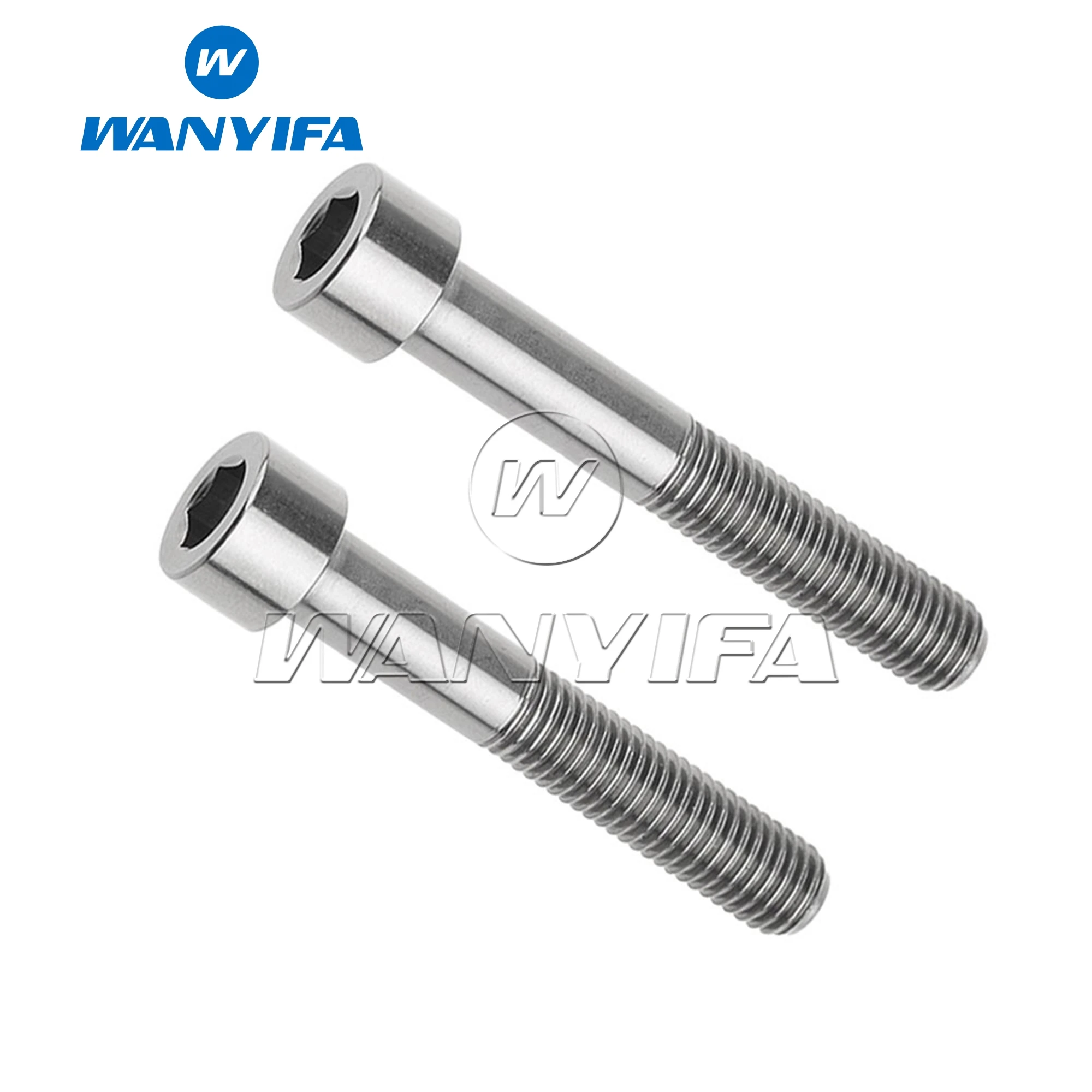 Wanyifa Titanium Ti M7 X 40/43mm DIN912 Gr5 Allen Socket Head Seatpost Bolts Bike Screws Bike Bullone Accessories Parts 4/10pcs