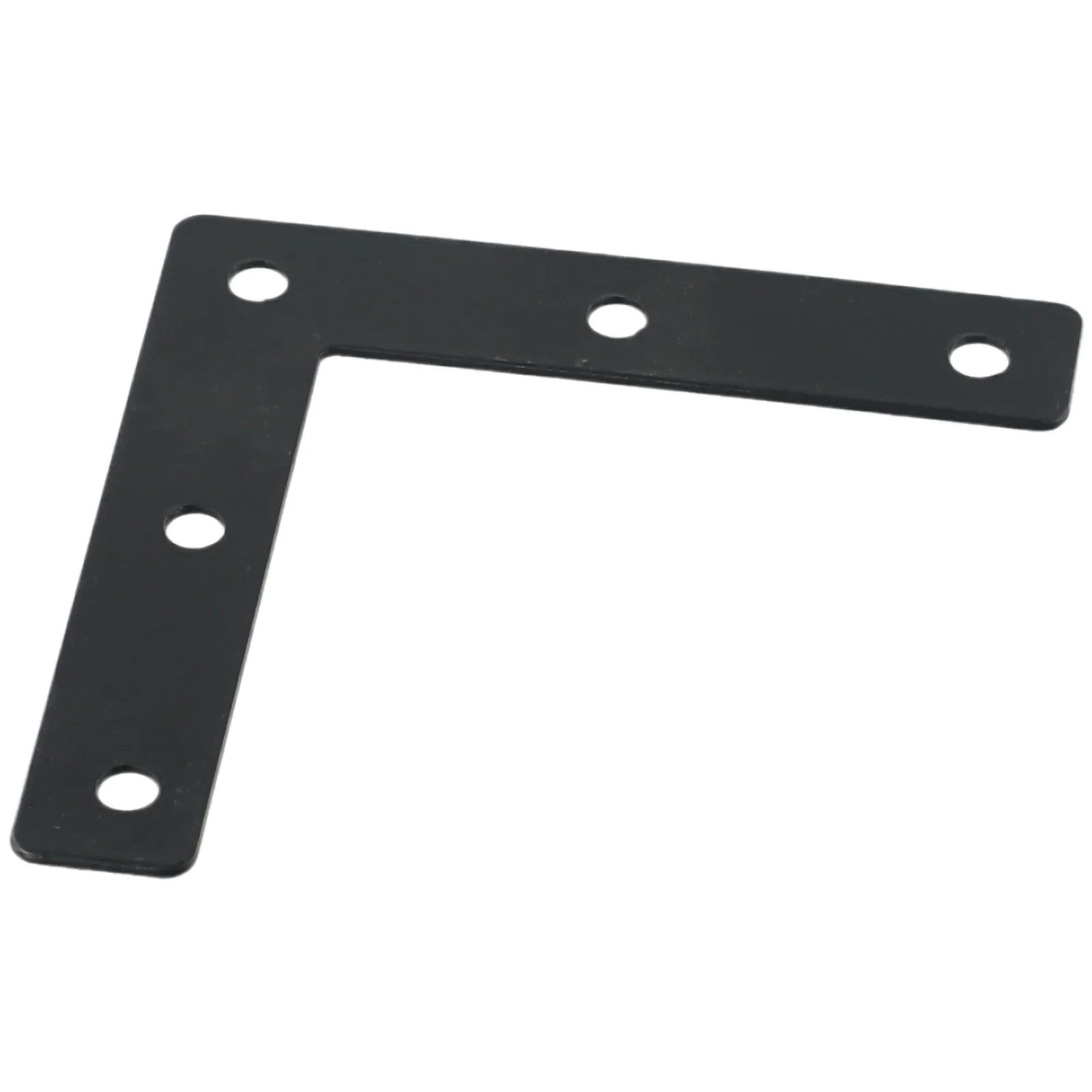 1pcs L Stainless Steel Corner Bracket With Self-tapping Screws, Black And Silver Corner Codes, Suitable For Wardrobe Fixing