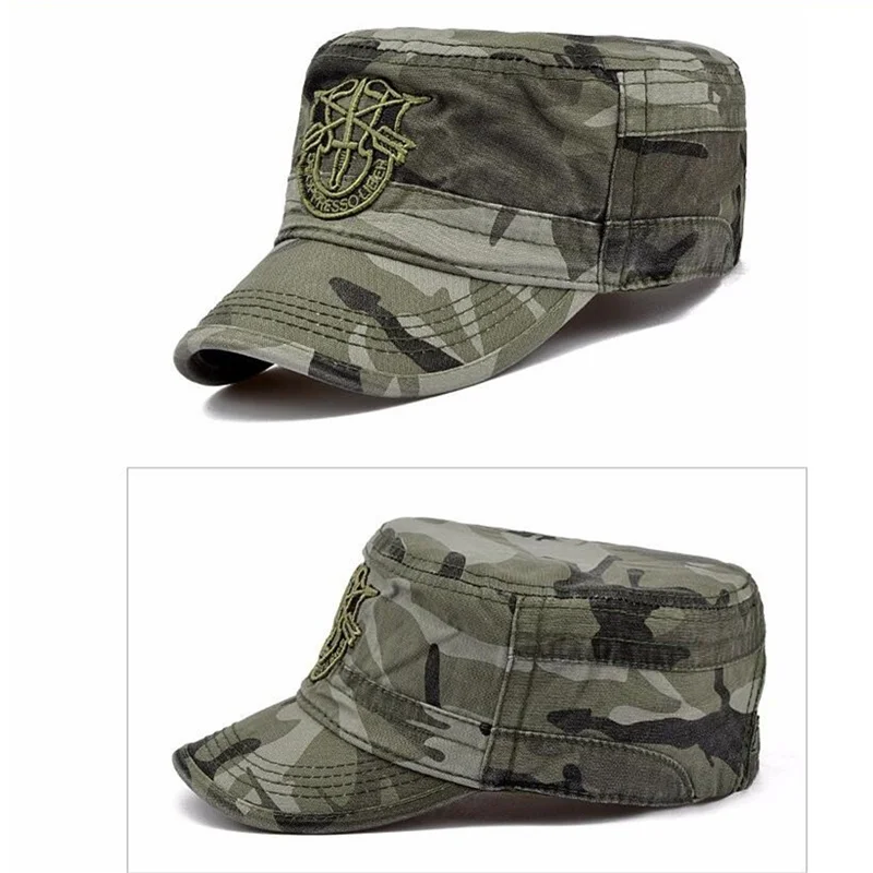 2022 New Arrivals Letter Cap Army Baseball Cap Men Tactical Navy Seal Army Camo Cap Adjustable Visor Sun Hats