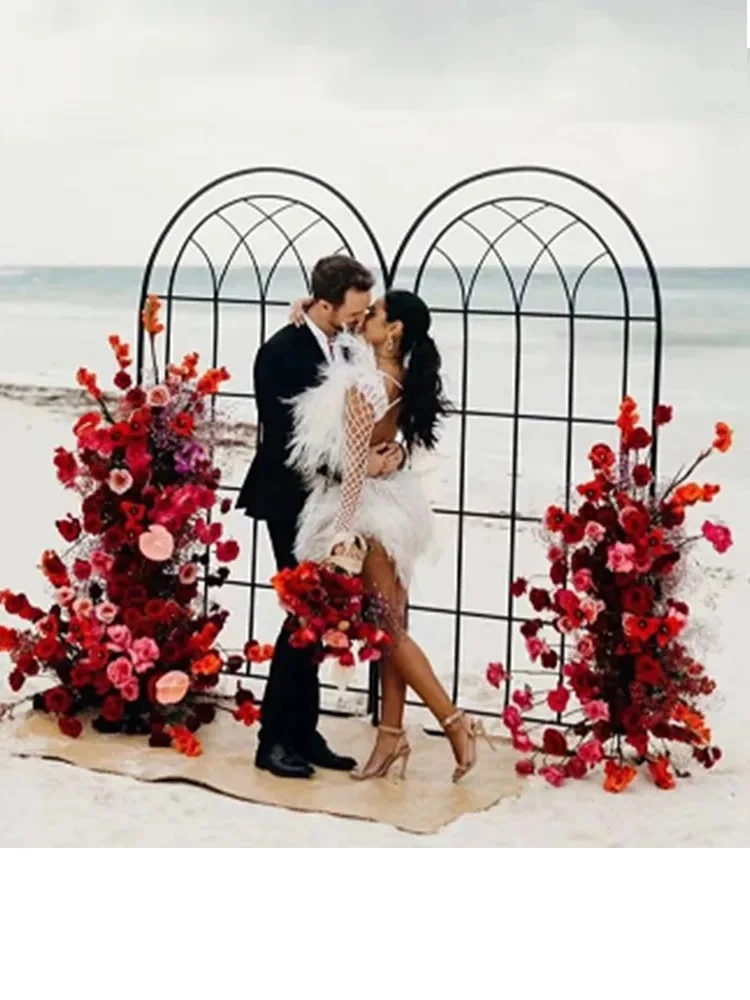 1 piece of 2023 latest style wedding arch screen flower holder, background decoration, balloon arch, birthday party decoration