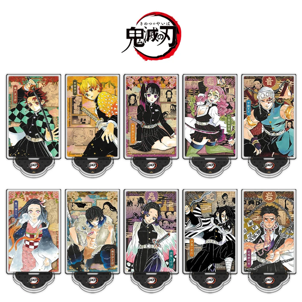 

Demon Slayer Tanjirou 15CM Acrylic Standing Model Ornament Anime Kyoujurou Nezuko Figure Display Boards Cartoon Desktop Toys