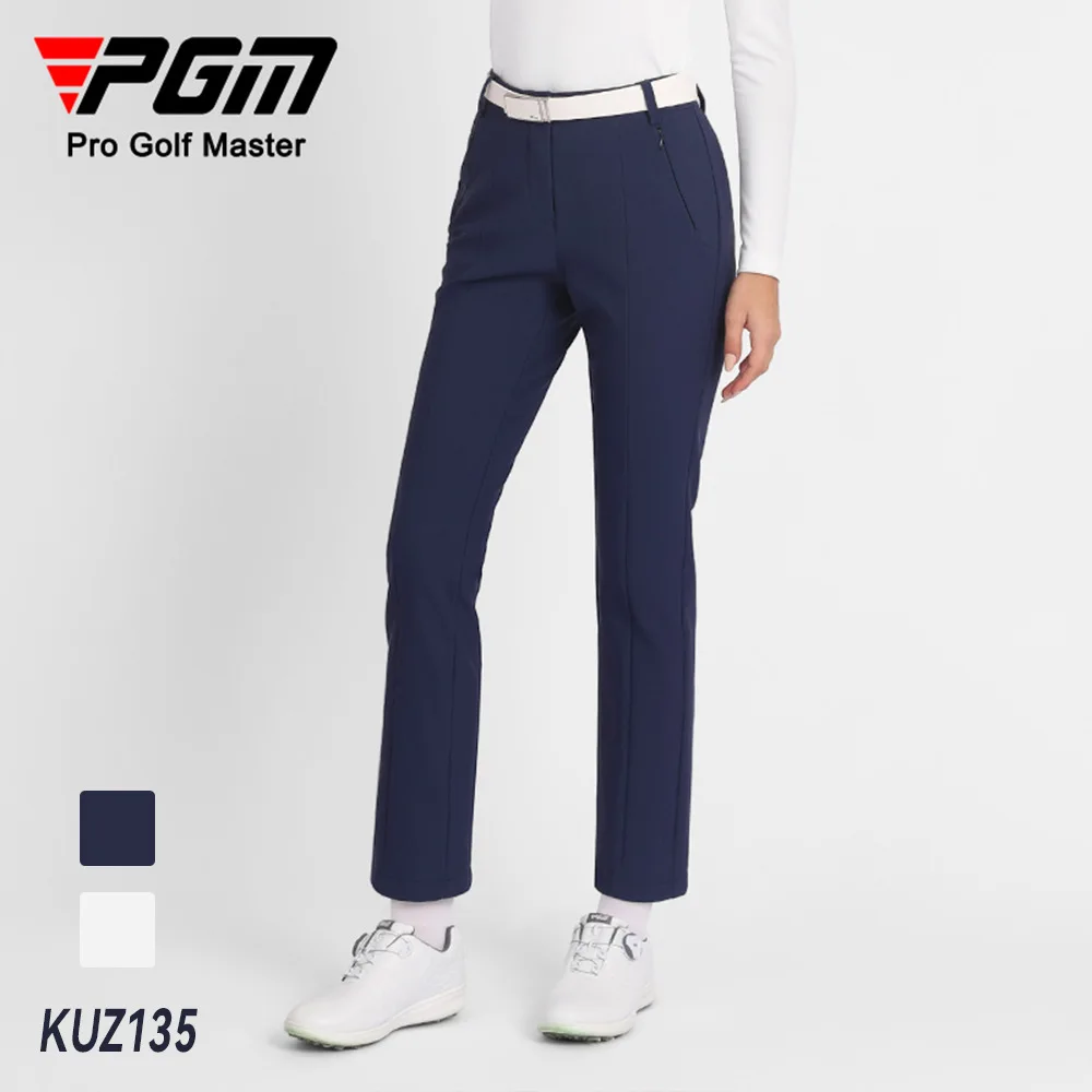 

PGM Autumn and Winter Golf Women's Trousers Warm Cold-resistant Soft Skin-friendly Lining Nine-point Sports Women's pants