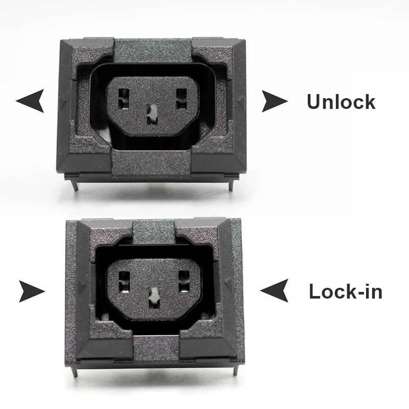 1 Pcs Rode Iec 320 C13 Afsluitbare Pdu Vergaarbak Outlet Sockets Voor Uitbreiding Netsnoeren