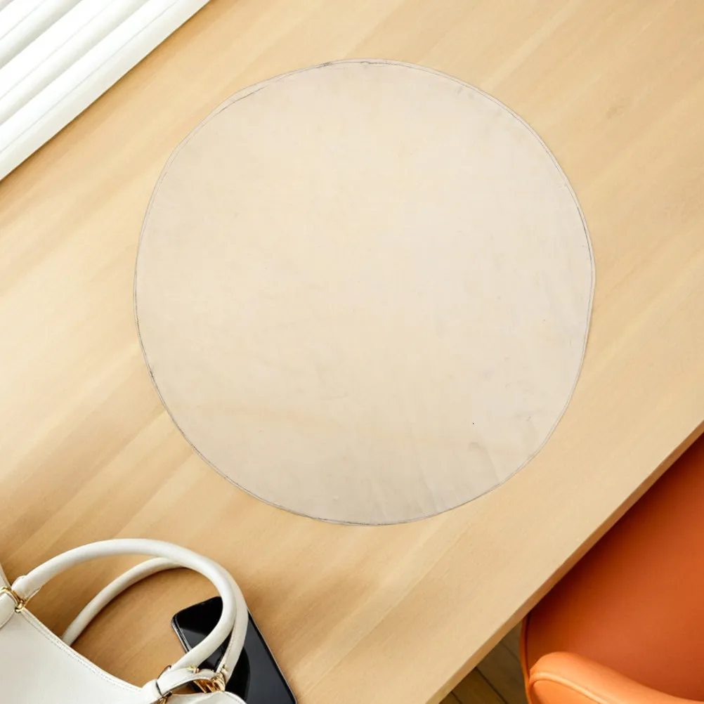Couro de Pele de Cabra para Tambor Africano, Pele de Substituição Redonda Plana de 50cm para Djembe, Acessórios para Instrumentos de Percussão Manual