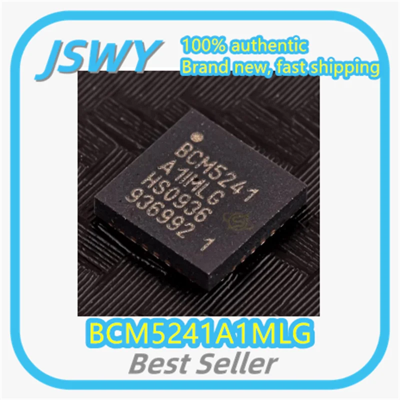 

(5/50 pcs) BCM5241A1MLG BCM5241A1 QFN-32 Ethernet Transceiver Chip In Stock Large Inventory Genuine Product
