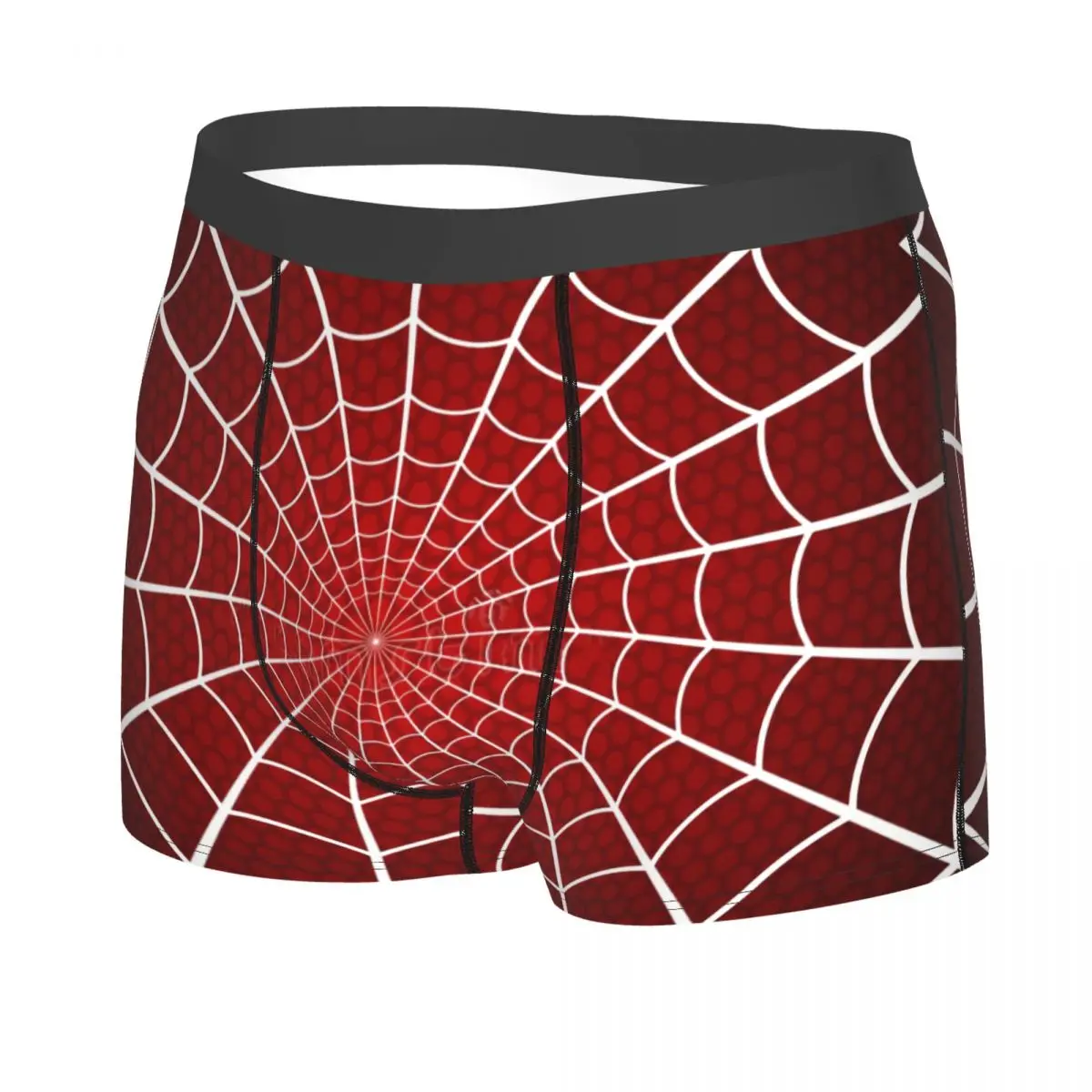 Custom Male Fashion Spider Cobweb Underwear Spider Man Boxer Briefs Breathable Shorts Panties Underpants