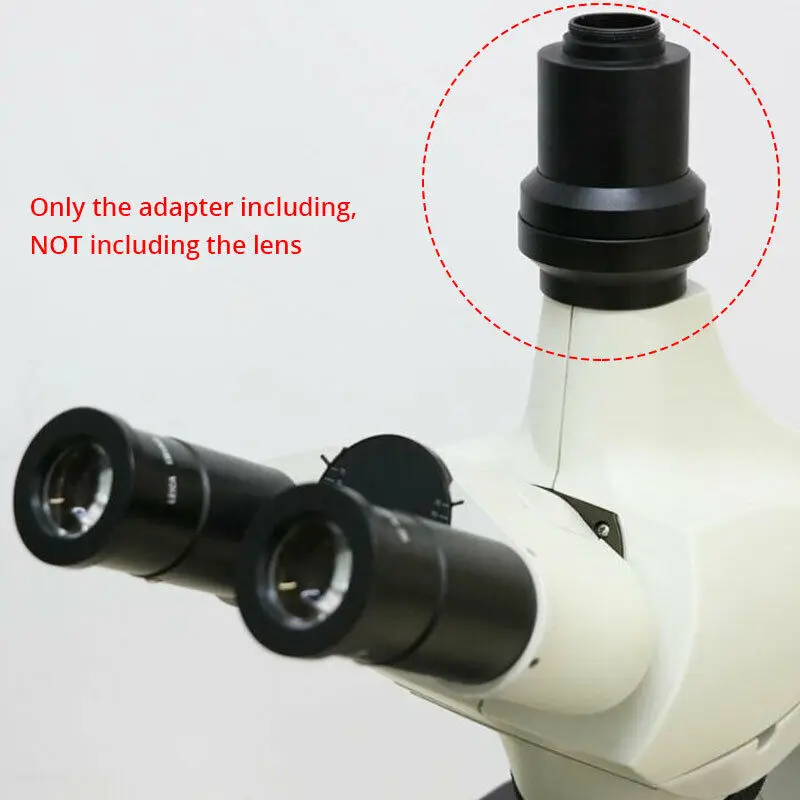 1X CCD CMOS Camera Adapter Trinocular Phototube C-MOUNT Adapter for Leica Microscope