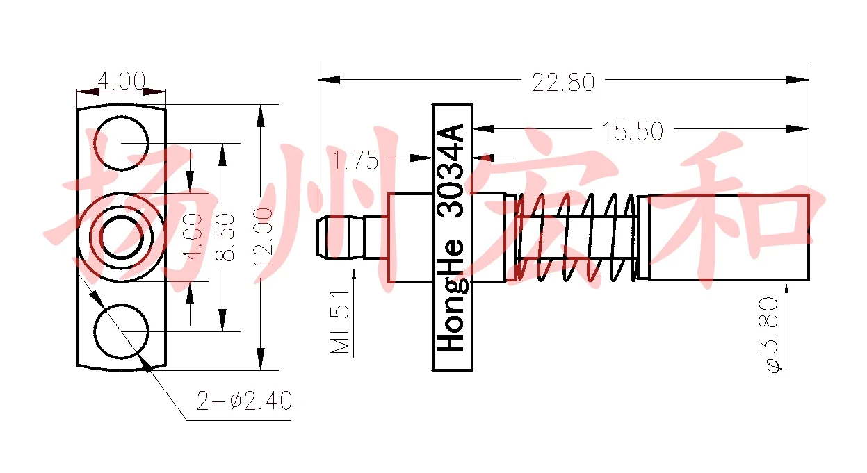 U.FLP-ML51.J-PA(F)-ST P/N: 818004937   الجيل IPEX 3.8 إبرة مقعرة 3034A
