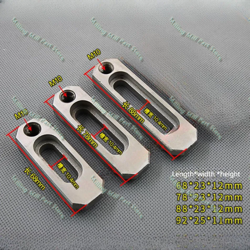 Wire WEDM Stainless Steel Holder Clamp 68mm 78mm 88mm 12mm*23mm M10 Screw CNC Lathe Claw For Sodick Wire Cut EDM Machine