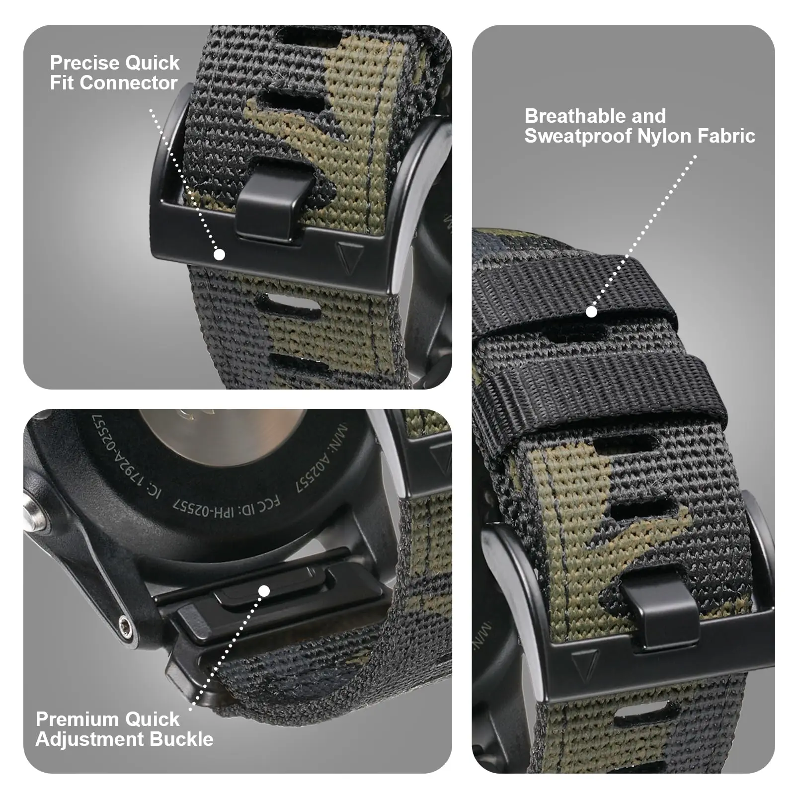 26MM 時計バンド Garmin Fenix 8 51mm、Epix pro 51mm、クイックフィット 26 ストラップ用