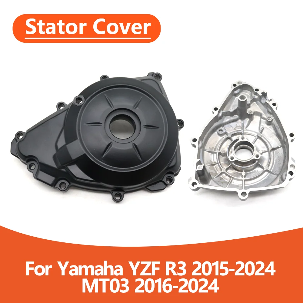 

For Yamaha YZF R3 YZFR3 YZF-R3 MT03 MT 03 MT-03 2015-2024 Left Side Stator Crankcase Engine Cover Motorcycle Replacement Part