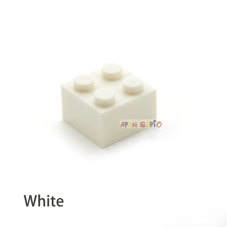 300 stücke Dicke 2x2 Punkte DIY Bausteine Zahlen Bricks Pädagogisches Kreatives Kunststoff Spielzeug für Kinder Kompatibel mit 3003